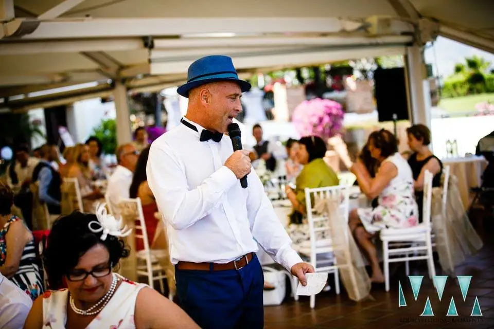 Ian Preston performing live vocals on the Costa del Sol